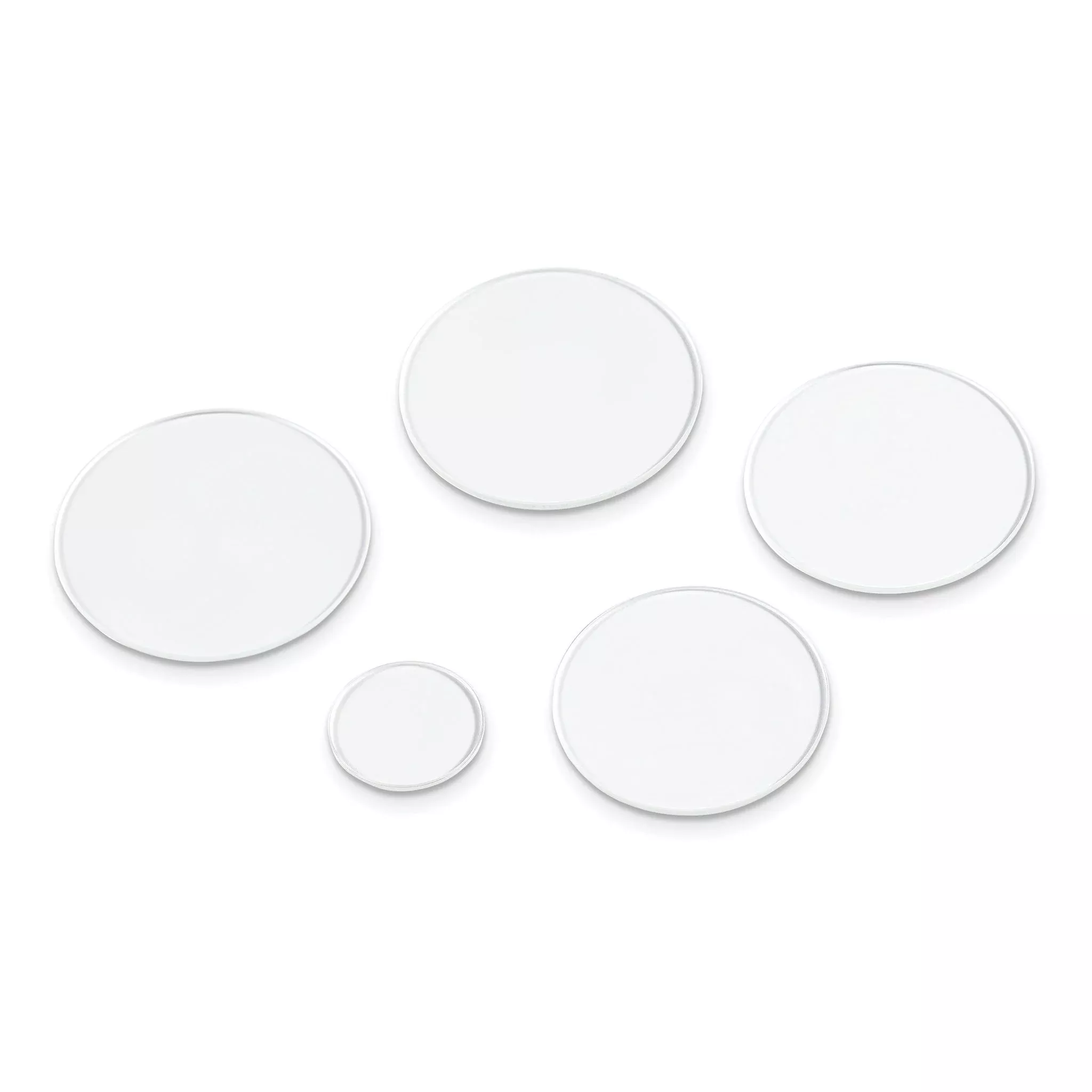 100-piece 1.00mm Flat Mineral Crystal Blanks Assortment