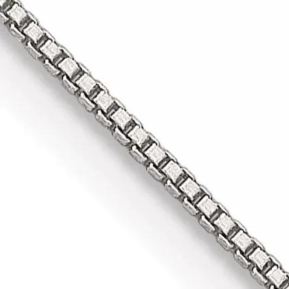 14 Inch Sterling Silver .6mm Box Chain Necklace