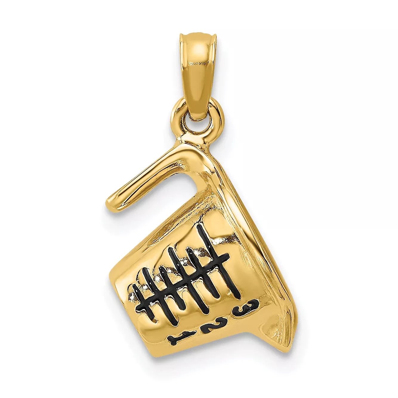 14K w/ Enamel 3-D Measuring Cup Charm