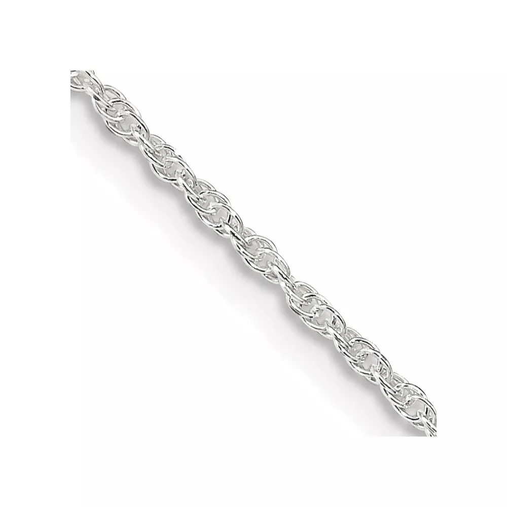 24 Inch Sterling Silver 1.6mm Loose Rope Chain Necklace