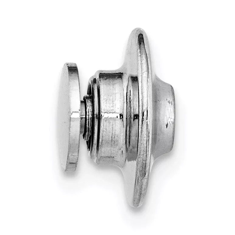 Brass /White Brass White Tie-Tac Back Component