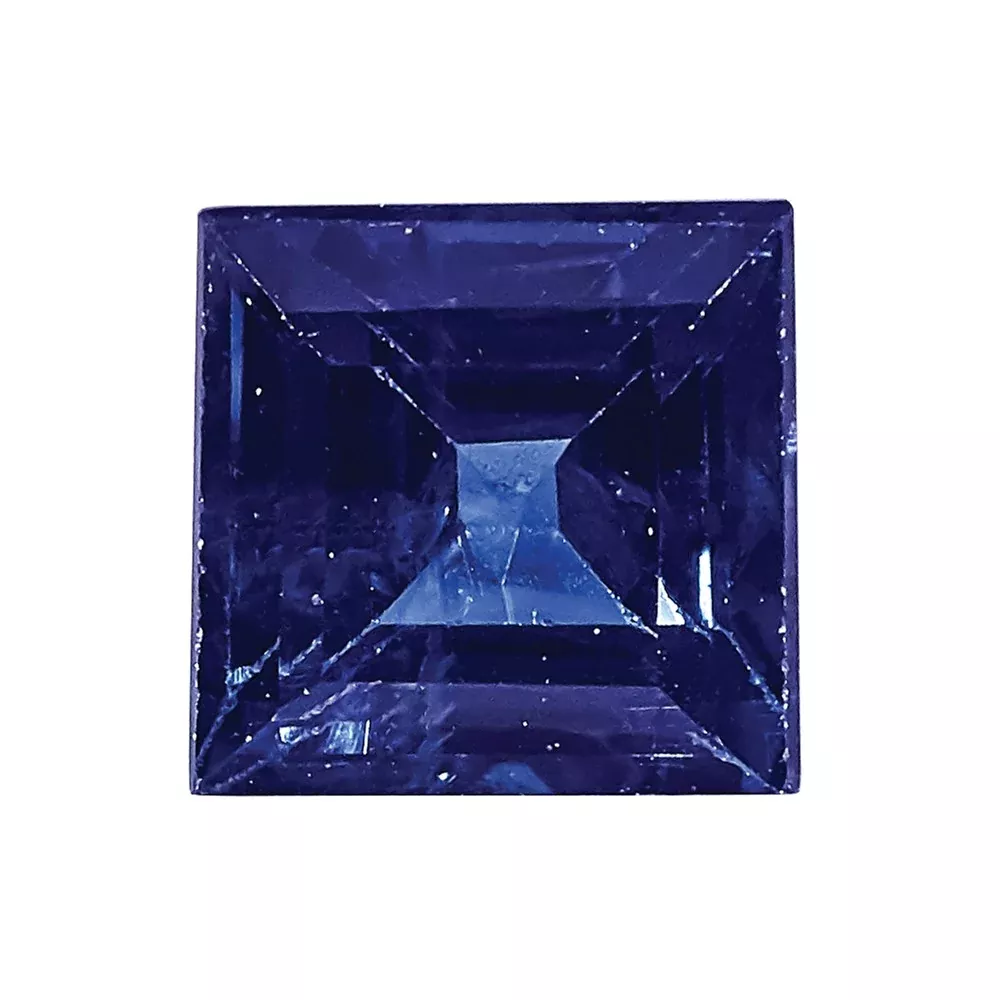Gemstone Blue Sapphire Aa Quality 3.75mm Square Step- Cut