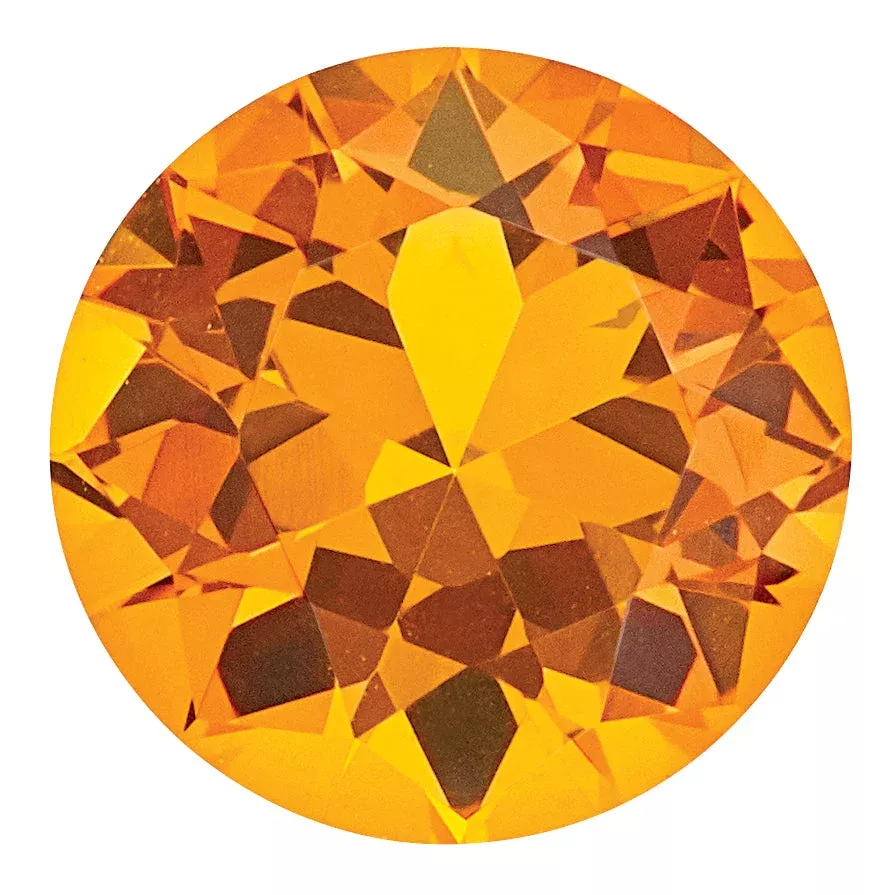 Gemstone Nano Crystal 3.5mm Round November Birthstone