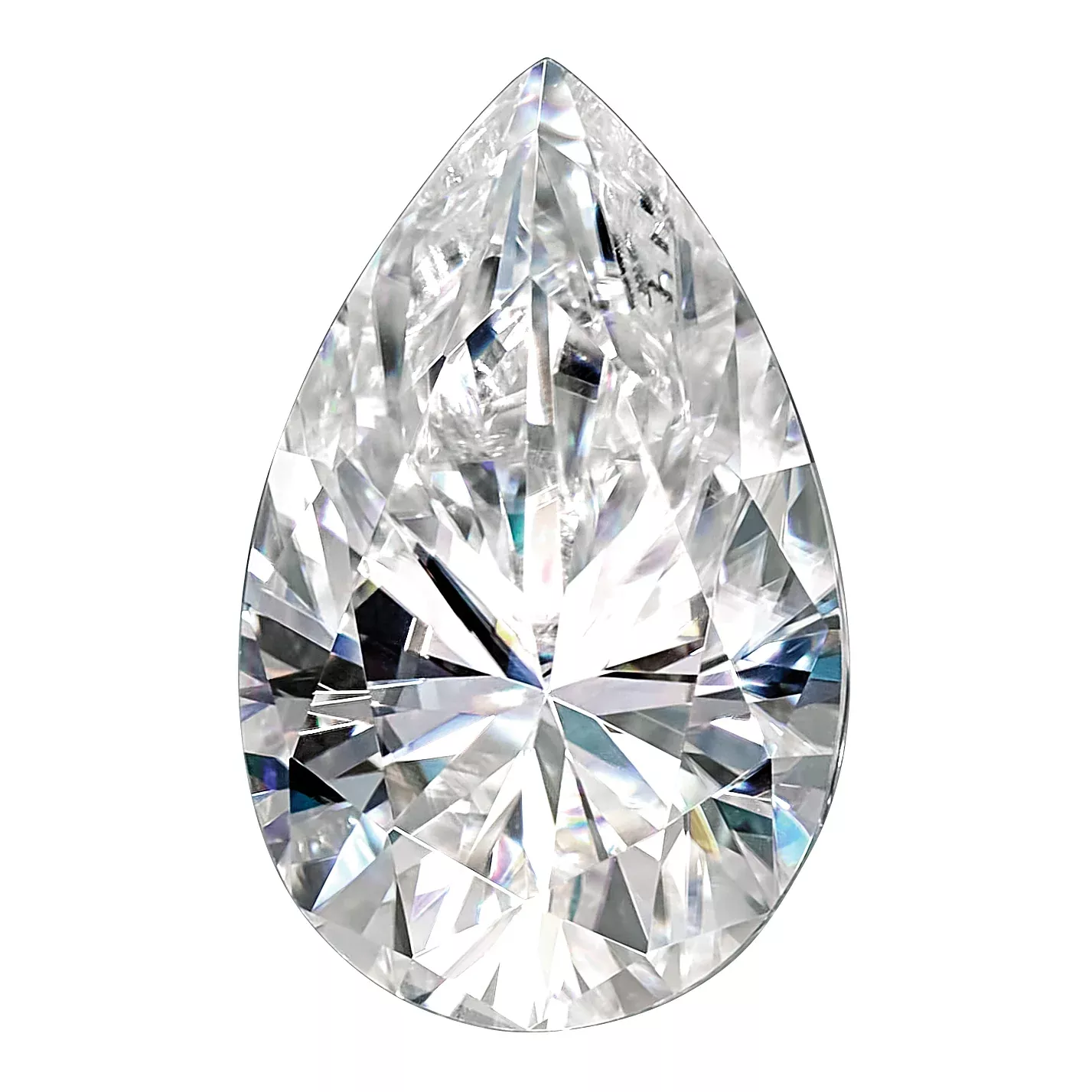 Lab Grown VS+, F+ 1/2ct Pear Diamond
