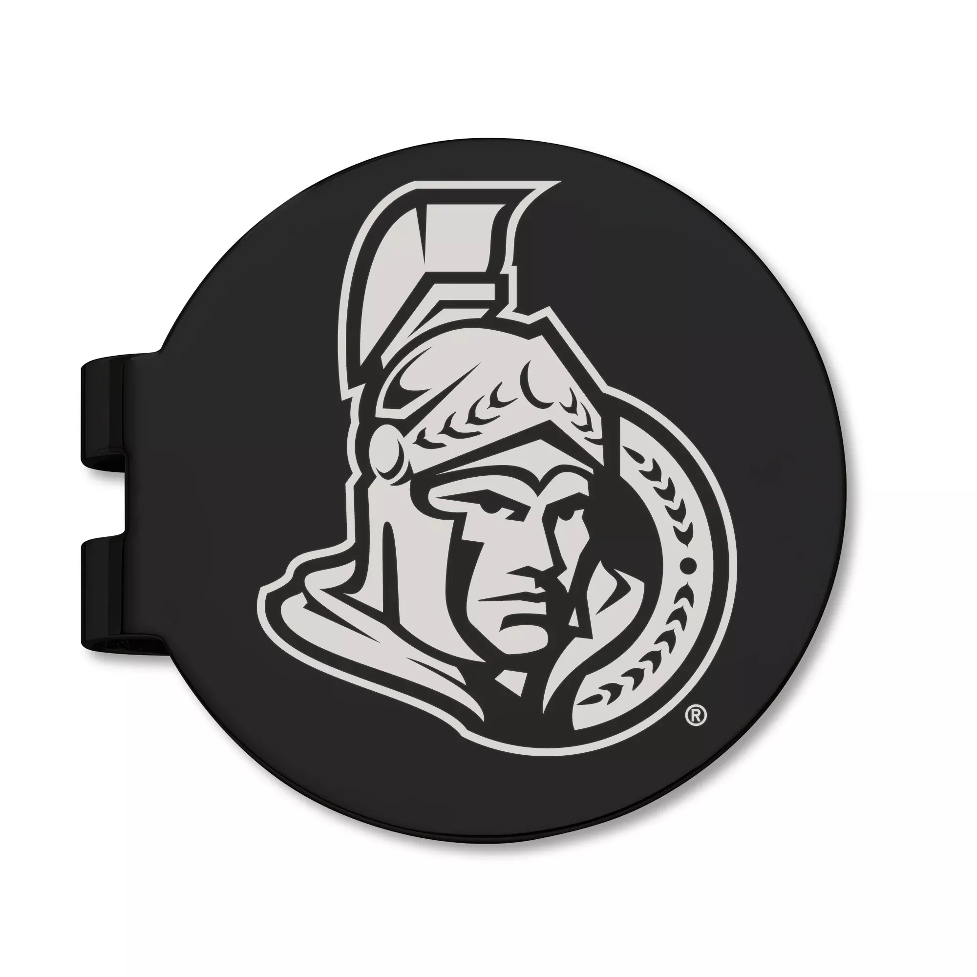 Stainless Steel Ottawa Senators Black Prevail Engraved Money Clip
