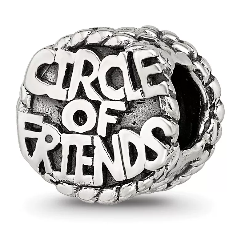 Sterling Silver Reflections Circle of Friends Bead