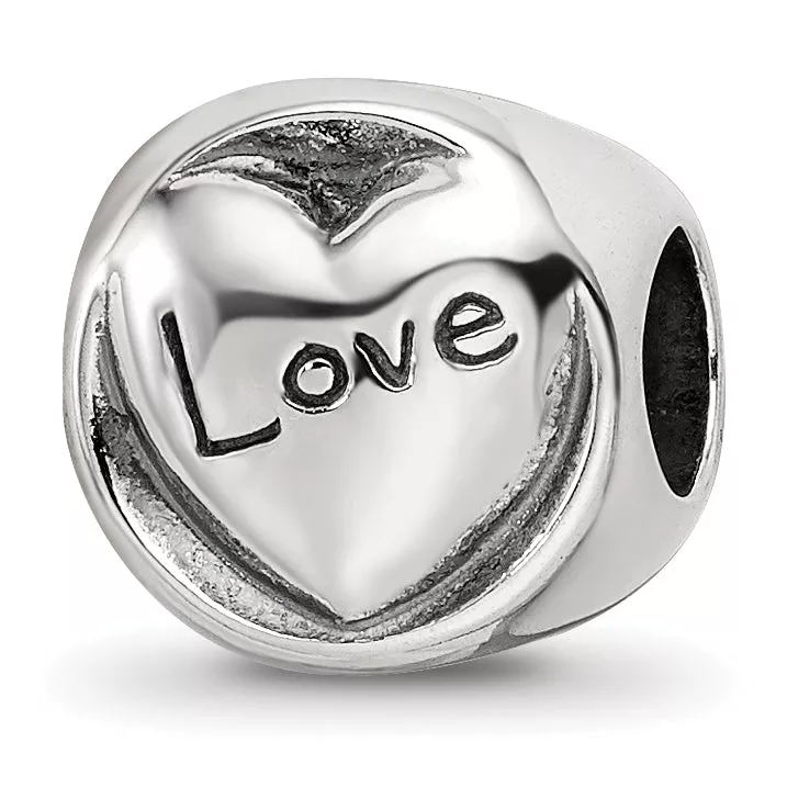 Sterling Silver Reflections Faith Hope Love Trilogy Bead