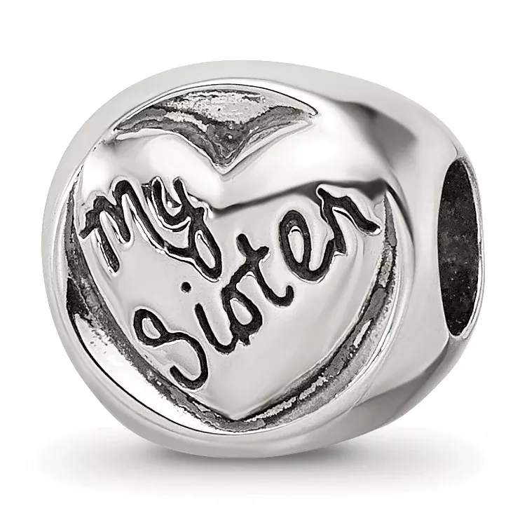 Sterling Silver Reflections My Sister My Friend Trilogy Bead