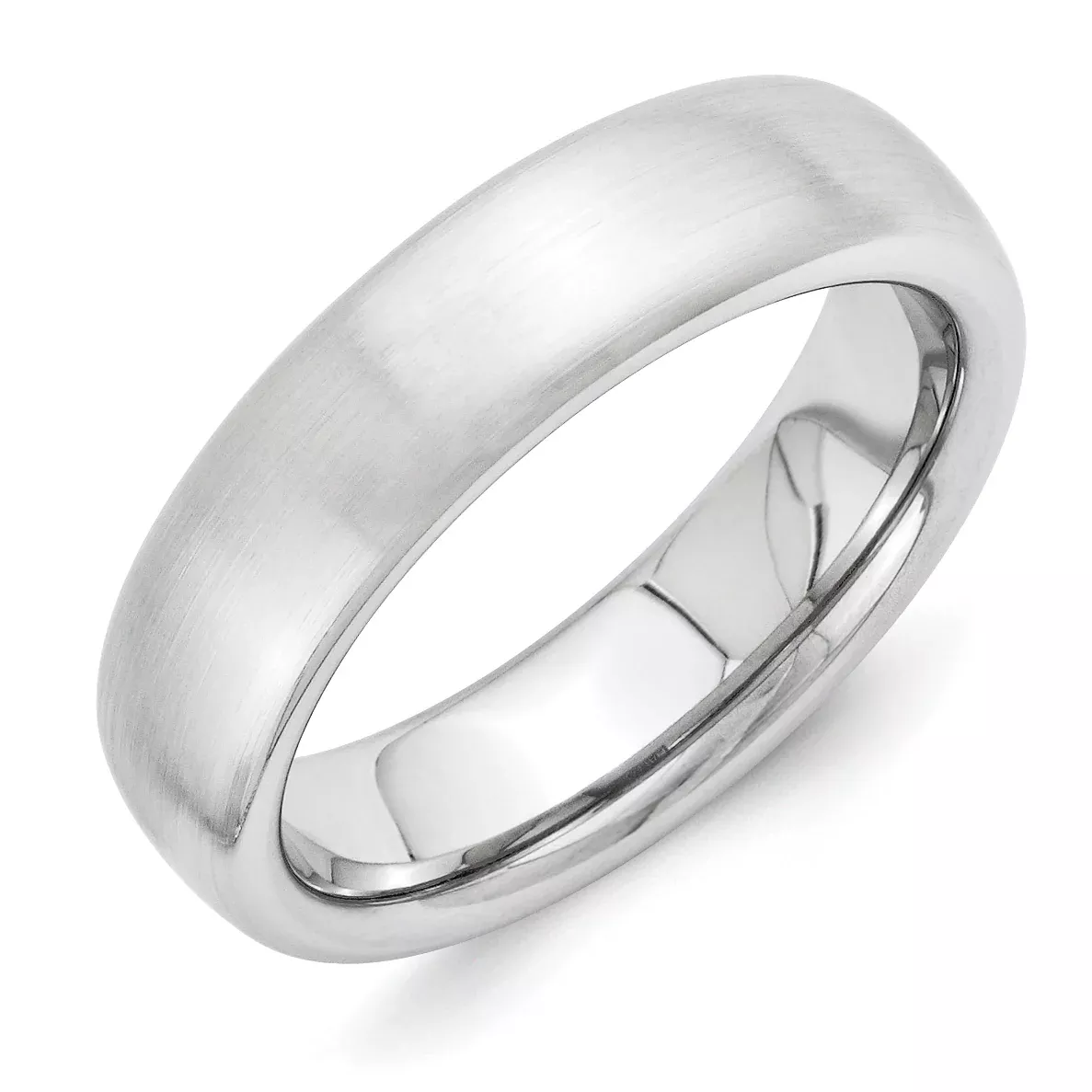 Vitalium Brushed 6mm Domed Band